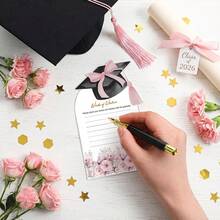 10/30 张双面毕业祝福卡 2026 毕业典礼派对用品 高中大学毕业典礼派对祝福卡（A/B 可选） - A - 查看 4