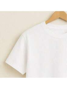 Set Of 3 Men's 100% Cotton T-Shirts - Basic, Lightweight And Cool T-Shirts For Summer And Everyday Wear - Trắng/Đen/Xanh hải quân - Xem 6