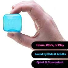 Nee Doh Nice Ice Stackable Translucent Ice Cube Fidget Toy, Colorful Pink Purple Blue Anxiety Relief Sensory Cubes, Calming Stress Relief Fidget For Kids, Ideal Party Favor And Birthday Gift - Hồng - Xem 3