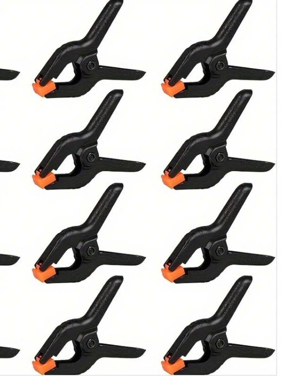 Multi-Purpose Spring Clamps - Durable Plastic Grip For Woodworking, Photography Backdrops & Crafts - Multicolor - View 1