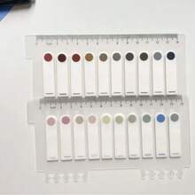 200 piezas de etiquetas de índice de color Morandi de PET para escribir - Marcadores de página transparentes y escribibles, notas adhesivas de unicolor minimalistas adecuadas para estudiantes y suministros de oficina - Unitalla - Ver 4