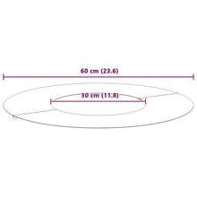 BXUXOHS Pot de jardin adapté anneau arbre plat olive Ø30 / 60 cm acier - A - Voir 10