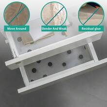 Bộ 4/6/8 tấm lót tủ lạnh đa năng chống bụi, chống ẩm, chống thấm nước, chống trượt, chống dầu mỡ, tấm bảo vệ dày dặn đa năng, tấm lót chống ẩm cho tủ lạnh | Chống bụi, chống thấm nước và chống trượt, vật dụng thiết yếu cho ngôi nhà gọn gàng - Các chấm màu sắc, chấm đen và các mảng màu. - Xem 4