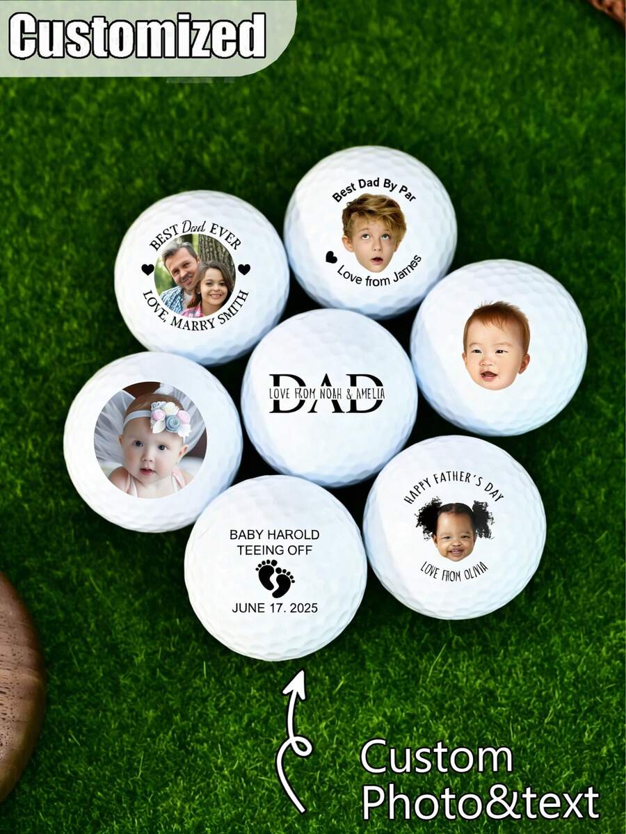 Bóng Golf In Chữ Theo Yêu Cầu - Bóng Golf Cá Nhân Hóa Với Chữ Viết Của Bạn, Quà Tặng Ngày của Cha, Món Quà Độc Đáo Và Khó Quên Dành Cho Người Chơi Golf, Món Quà Kỷ Niệm Hoàn Hảo Phù Hợp Cho Cha, Bạn Trai, Gia Đình, Bạn Bè | Thích Hợp Cho Sinh Nhật, Năm Mới, Ngày Valentine, Ngày của Mẹ, Ngày của Cha, Các Lễ Kỷ Niệm, Quà Tặng Cho Anh Ấy - Nhiều màu - Xem 1