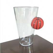 550ml Caneca de Cerveja de Vidro Borossilicato Grande Sem Chumbo com Bola de Futebol Embutida, Copo de Bebida Transparente, Copo de Chá, Copo de Leite, Copo de Suco para Uso Doméstico - Multicolorido - Visão 11