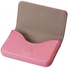 PU Leather Texture With Magnetic Design, Convenient For Storing Cards, ID Cards And Notes. - Pink - View 9