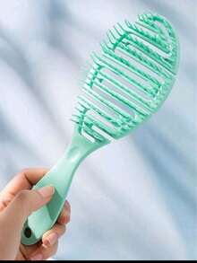 1pc Hair Brush Cleaner Tool, Removes Hair And Dust From Hairbrushes And Combs, Hair Styling Accessory - Solid Color - View 7