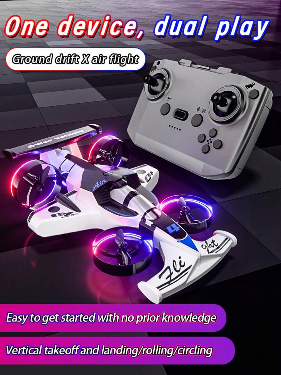 CASRRA Máy bay chiến đấu điều khiển từ xa điện tử CZ04 thế hệ thứ 6, có sẵn màu xanh rằn ri và xanh rằn ri | Pin 500mAh | Điều khiển từ xa một chạm 2.4GHz, hỗ trợ hạ cánh, lộn vòng và bay lơ lửng, dễ sử dụng cho người mới bắt đầu | Đồ chơi máy bay không người lái đa cánh quạt giải trí trong nhà/ngoài trời/tiệc tùng và đua tốc độ, giúp cải thiện khả năng phối hợp tay mắt | Đồ chơi tương tác giữa cha mẹ và con cái, máy bay điều khiển từ xa làm bằng chất liệu xốp | Món quà sinh nhật/Giáng sinh/Halloween lý tưởng