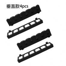 2pcs Heavy Duty Steel Wall Mounted Fishing Rod Rack - Adjustable Vertical And Horizontal Slots, Rust-Resistant Powder Coated - For Garage Tool Wall, Man Cave Storage, Boat Deck Organization, Tackle Room System - Space-Saving Fishing Rod Holder - Fishing Gear Rack - Tidy Fishing Rod Rack - Wall Mounted Fishing Accessories - Garage Storage Solution - Multicolor - View 13