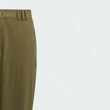 Adidas 男士休闲直筒梭织裤，适合春秋季日常穿着 IW6295 - 綠色 - 查看 3