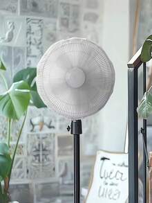 5 chiếc bọc quạt tròn bằng sợi microfiber có thể giặt được, có lưới chắn ngón tay, thích hợp sử dụng tại nhà và văn phòng, thiết kế viền hình hoa sen, kiểu dáng tối giản, cấu trúc chắc chắn. - Nhiều màu - Xem 10