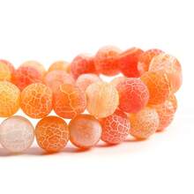 Weathered Agate Beads, DIY Jewelry Making Supplies For Bracelets And Necklaces, Elegant Boho Style Accessories - Multicolor - View 11