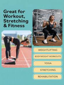 Slant Board Squat Wedge Block Set Of 35, 5 Stackable Angles Incline Board For Calf Stretching And Squats, 960 Lbs Capacity EPP Workout Blocks For Strength Training And Home Gym - D - 查看 5