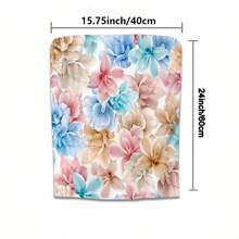 1/2/4/6/8/50 Stück Luxus Stuhlhussen-Set - mit hellem Blumenmuster Design, geeignet für Stuhlrückenlehnen Dekoration, tägliche Sitzdekoration, fleckabweisend, Feiertags-Party Dekoration, Café Stühle und Heim-Dekoration, Küchen-Esszimmertisch und Innenraum-Dekorationszubehör, Essstuhl-Dekoration und Firmenevents - Verschiedenfarbig - Übersicht 4