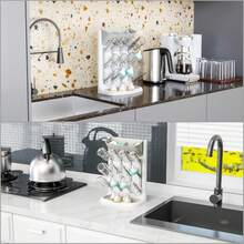 新款多层悬挂式奶瓶奶嘴晾干架，桌面婴儿奶瓶奶嘴晾干收纳架，家用 - 彩色 - 查看 4