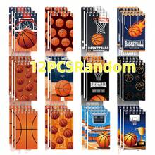 12/10/8/6/5pcs Basketball Coil Notebooks, Student Notebooks, Vocabulary Notebooks, Coil Notebooks, Sketchbooks, Memo Pads, School Supplies, Student Prizes, Party Memo Books, Back To School Stationery - Multicolor - View 10