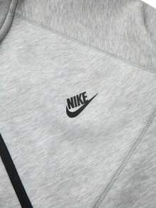 Nike Sportswear Tech Fleece Windrunner Full Zip Hoodie 'Dark Grey Heather/Black' - Xem 9