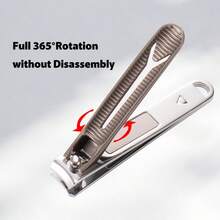 Foldable Nail Clipper, Household Manicure Tool - Multicolor - View 3