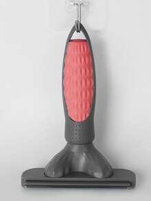 Pet Deshedding Brush, Cat Dog Fur Remover Grooming Tool - Pink - View 9