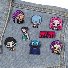 Hasbro KPOP 女巫狩猎卡通女巫狩猎女团金属徽章合金印花胸针/动漫周边礼物 - 均碼 - 查看 2