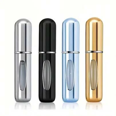 5ml Perfume Atomizer Portable Liquid Container For Cosmetics Traveling Mini Aluminum Spray Empty Refillable Bottle