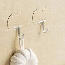 Adhesive Wall Hooks Bathroom Kitchen 24 Packs Heavy Duty 22lb(Max) Nail Free Sticky Hangers With Stainless Hooks Utility Towel Bath Ceiling Hooks - Multicolor - View 4