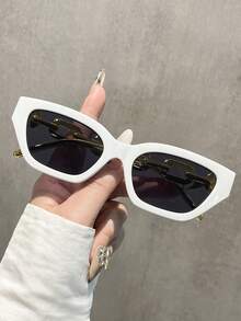 一副复古奢华猫眼不对称眼镜，优雅迷人，女士必备 - 彩色 - 查看 14