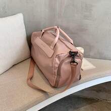 Weekend Getaway Duffel Bag For Women, Lightweight Waterproof Nylon Travel Bag With Luggage Sleeve - Multicolor - View 1