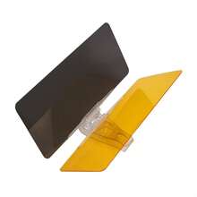 二合一防眩光汽车遮阳板夹式太阳镜，日夜防护 - A - 查看 10