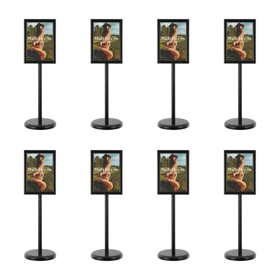 Display Easel - Black 8 Pieces - View 1