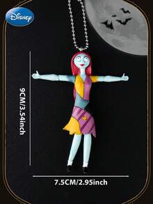Disney Móc khóa PVC hình nhân vật hoạt hình Jack, Sally, Skellington, được cấp phép chính thức, quà tặng 1 chiếc. - A - Xem 6