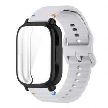 小米 Watch 5 Active/5 Lite 全屏保护壳+硅胶表带,采用 TPU 软壳和透气运动表带。 - Redmi Watch 5Active - 查看 11