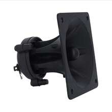 2 Pack Component Square Tweeter 3.25x 3.25 Piezo Horn DJ Speaker Loudspeaker Buzzer Treble With Screws Car Audio Home Speakers Sound Box - Default - View 1