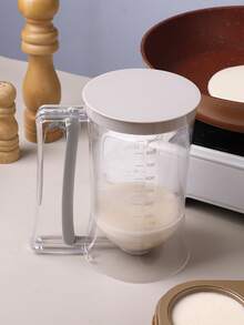 1pc Handheld Batter Dispenser With Measurement Scale, Pancake, Muffin, Cake Batter Funnel Cup, Commercial & Home Baking Filling Tool, Plastic Material Easy To Clean, Baking Tool Anti-Drip, Batter Dispenser, Donut Batter Cup, Waffle Iron Tool, Kitchen Filling Funnel Measuring Bottle - View 6