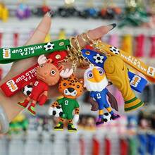 FIFA 2026世界杯热门吉祥物钥匙扣，足球吊坠，汽车钥匙链，球迷礼物 - 世界盃鑰匙扣 - 查看 2