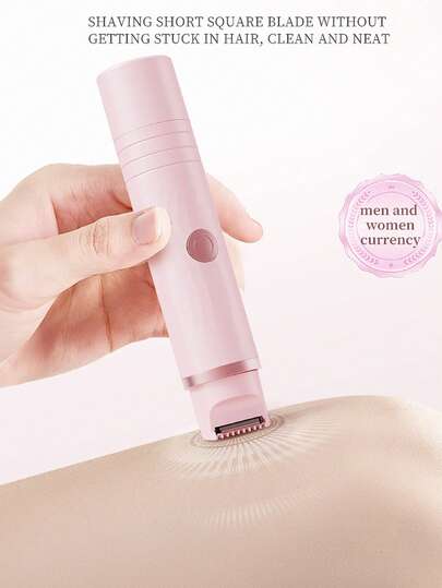 2-In-1 Women's Electric Trimmer - Dual Head Design, Portable Multi Purpose Electric Hair Removal Device, Full Body Hair Removal, Women's Shaver, USB Rechargeable Lithium Battery, Party Gift, Christmas Gift, Mother's Day Gift