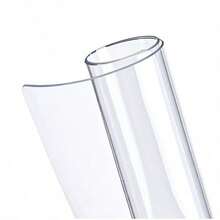 1pc 1.0mm Thick Tabletop Mat - Scratch-Resistant And Heat-Resistant Soft Glass Desktop Protective Mat, Transparent PVC Tablecloth, Waterproof And Oil-Proof Kitchen Dining Table Mat, Furniture Pad For Home Use - White - View 6