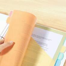 8个装塑料文件分隔页，8标签分隔页，适用于3孔活页夹，单口袋A4文件整理器，带口袋 - 套裝 - 查看 5