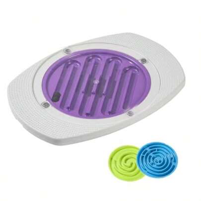 Bingchun Store Balance Board Maze 20 Inch Maze Balance Plate Anti Slip Balance Board With 3 Replacement Maze Disks Maximum Load Of 165 Pounds