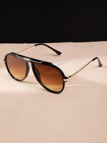 New Fashionable Versatile Metal Street Style Chunky Fashion Glasses, High Quality For Daily, Party, Minimalist Retro Design - Multicolor - View 15
