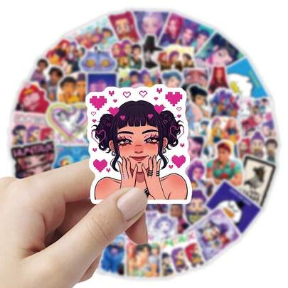 500pcs Anime Character Stickers - Cute Cartoon Decorative Stickers Suitable For Journals, Albums, Phone Cases, Laptops, Water Bottles, Gift Packaging