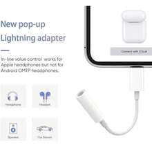 1条通用Lightning转3.5mm音频适配器线，低延迟抗干扰无损音质，即插即用无需驱动，清晰的线控，耐用防弯折设计，兼容苹果17/16/15英寸、安卓平板电脑，适用于游戏、娱乐、办公会议等场景，热门数码配件 - 白色 - 查看 3