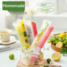 Kantong Es Lolipop yang Dapat Digunakan Kembali, Terbuat dari Bahan PET, Cocok untuk Menyimpan Yogurt, Buah, dll., Sangat Cocok untuk Perjalanan dan Penggunaan di Luar Ruangan - MultiWarna - View 10