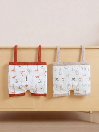 1pc Multi-Functional Storage Hanging Bag For Baby Room, Baby Supplies, Plush Toys, Socks Storage, Nursery Decor For Newborn Baby Girl