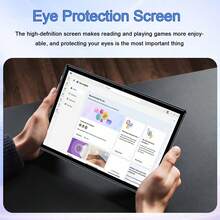 Qetupa Máy tính bảng Y40 - Mẫu flagship mới năm 2026, máy tính bảng Android 15 inch 10.1 inch kèm ốp bảo vệ, bàn phím Bluetooth và bút cảm ứng. Bộ xử lý MTK6753 Octa-Core 2.0GHz, RAM 8GB + ROM 128GB / 256GB (có thể mở rộng lên đến 1TB qua thẻ nhớ MicroSD). Màn hình cảm ứng IPS INCELL 1280*800, camera kép (5MP trước và 8MP sau), pin 6000mAh. - Màu xanh nhạt - Xem 7