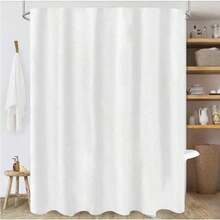 2D Flat, 2D Flat, 1pc A 2D Flat Hummingbird Watercolor Shower Curtain Featuring A Vintage Floral Nature Design, Made Of Polyester Fabric. It Serves As A Bathroom Decoration And A Bath Divider, Measuring 70.8 By 70.8 Inches And Includes 12 Hooks - Multicolor - View 6