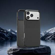 Minimalist Black Phone Case Compatible With IPhone 17 Pro Max/17 Pro/17/16 Pro Max/16 Pro/16/16 Plus/15/15 Pro Max/15 Pro/15 Plus/13/14 Pro Max/13 Pro/13 Pro Max/14 Pro/14 Pro Max/14 Plus, Soft Shell, Creative Design For Men And Women - Black - Hot - View 3