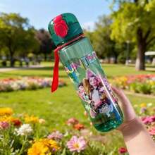 Hasbro Cốc uống nước in hình hoạt hình nhóm nhạc nữ K-POP săn phù thủy, dung tích lớn, dễ thương, tiện dụng khi đi du lịch, quà tặng mùa tựu trường. - Nhiều màu - Xem 12