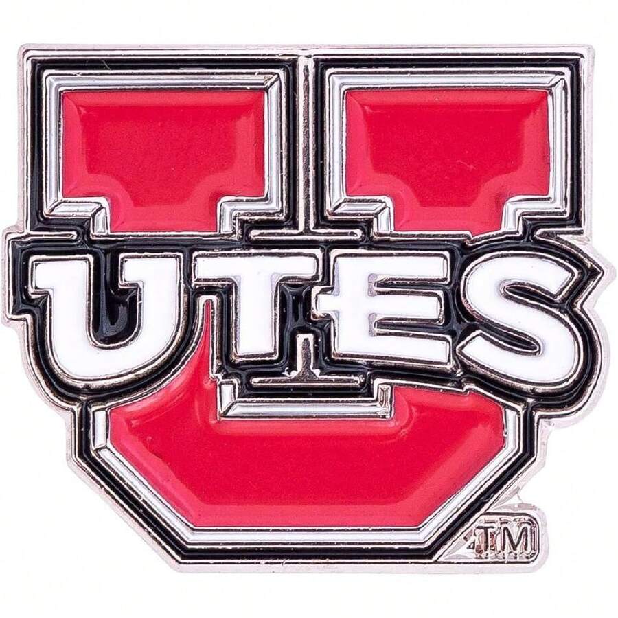 University Of Utah Lapel Pins UT Utes Logo Enamel Made Of Metal,43206763 - Màu xanh Bạc hà - Xem 1
