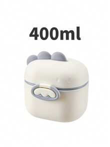 1pc Cartoon Milk Powder Container/Baby Milk Powder Box, Dinosaur Theme, Made Of PP Material, With Separate Spoon Compartment, Handle, Compact Design, Portable And Secure Closure. Suitable For Travel/Living Room/Kitchen, Can Store Fruit, Baby Food, Dried Fruit, Snacks, Condiments, Etc. (Available In 800ml And 400ml, Please Check The Comparison Image Before Purchase!) - Dinosaur-shaped Milk Powder Box (eyeless Version) - View 11